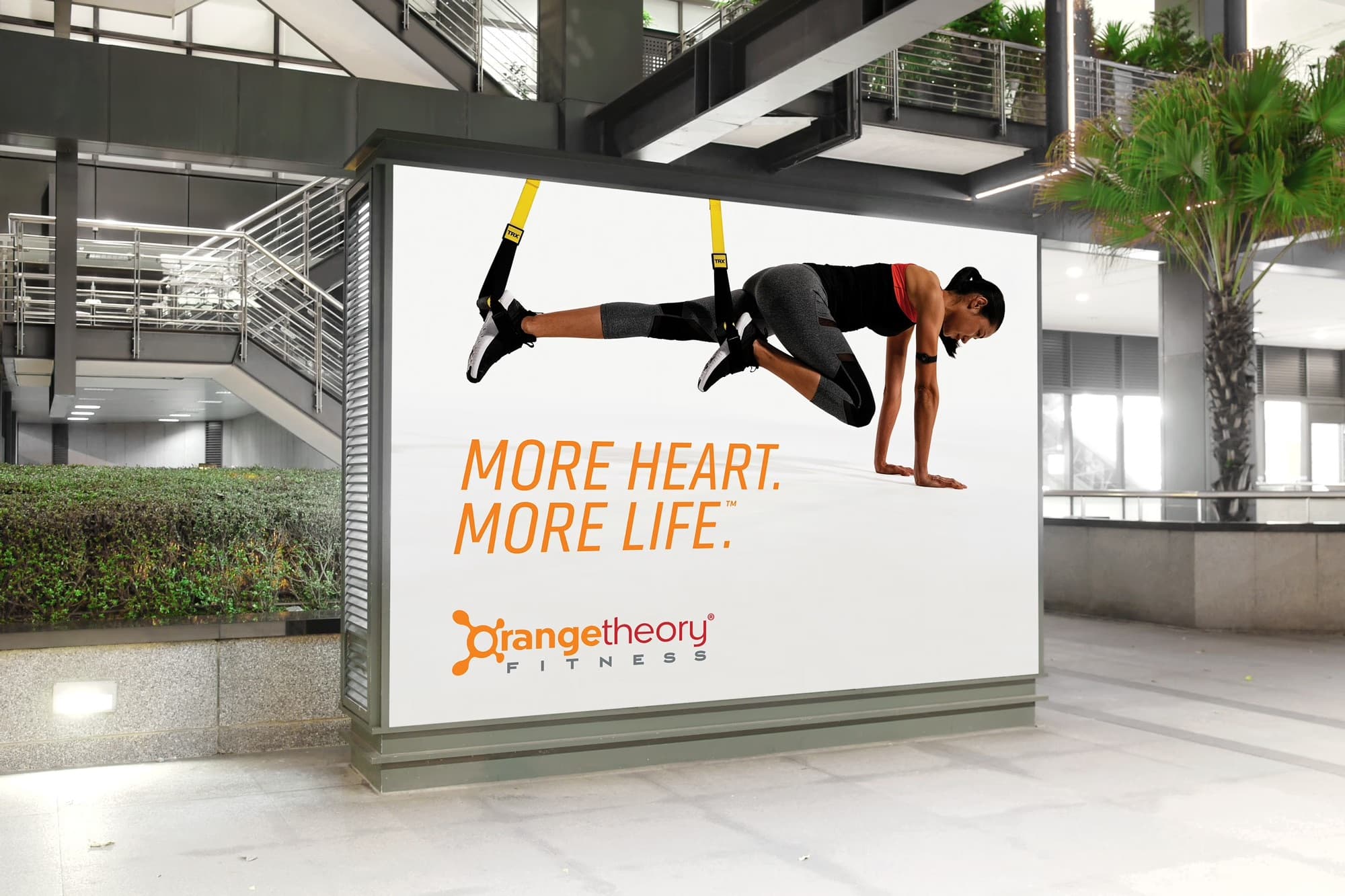 TRX billboard -- More Heart More Life